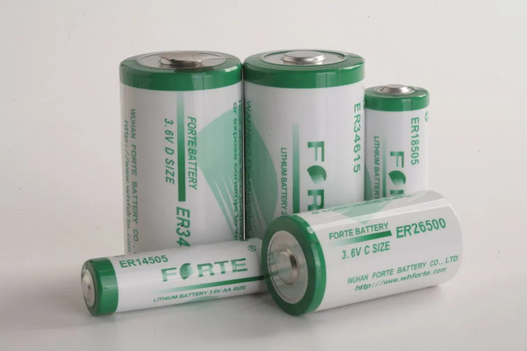 3.0V 12ah D Size Non-Rechargeable Primary Lithium Battery Disposable Cylindrical Battery Cr34615 for Meter