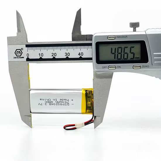 Kc-zertifizierter 1260110 wiederaufladbarer 3,7 V 10000 mAh Lipo-Lithium-Polymer-Akku