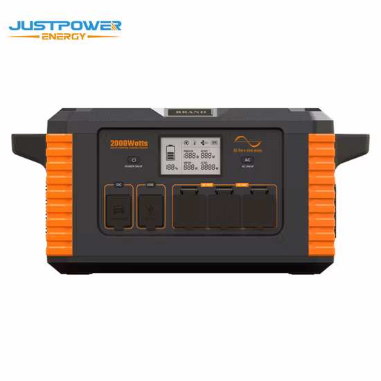 Energiespeicher mit hoher Kapazität, tragbare Batterie, 5000 W, 10000 W Kraftwerk für den Außenbereich mit USV, USB-Gleichstrom