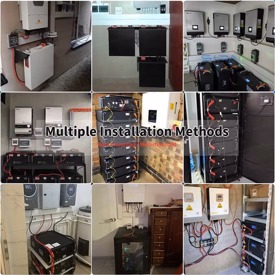 48V 100ah Lifep04 5kwh Solar Systems Server-Rack-Version-Batterie